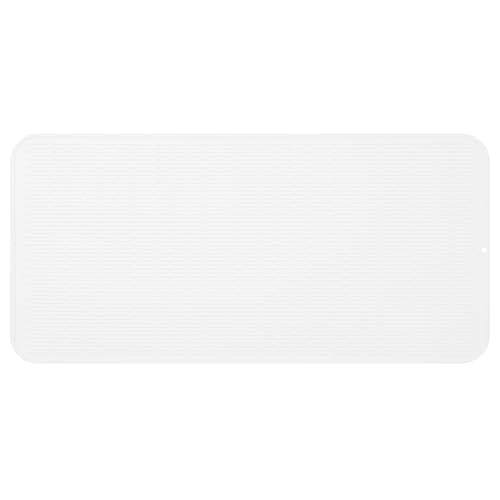 Silicone Dish Drying Mat for Multiple Usage (White / 36"L x 18"W)