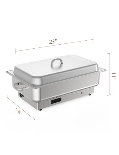 Electric Chafing Dish Buffet Set (3 x 1/3 Pan)