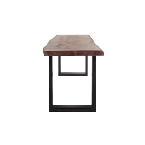 55" L Solid Wood Live Edge Dining Bench