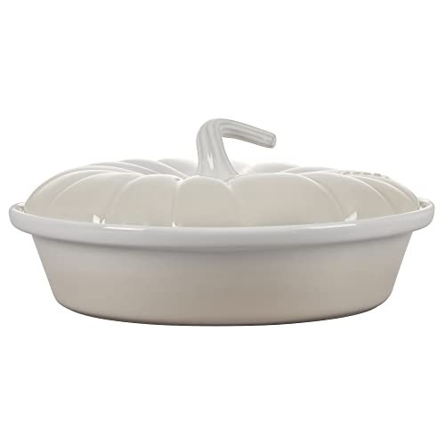 Stoneware Figural Pumpkin Baker with Lid (Meringue)