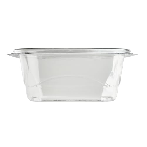 PET Hinged Deli Containers with Lids (200 Count)