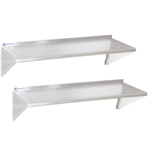 Stainless Steel Shelf 2 Pack 12"x48" (2 Piece Set / 12"x48")