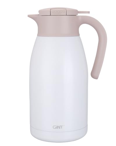 1.9L 64Oz Thermal Coffee Carafe (White / 64.2 Ounces)