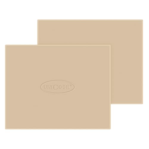 2PCS Pizza Stones for Oven and Grill (15" x 12" (2 Pack))