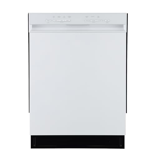 24" Hybrid Tub Dishwasher (White)