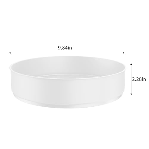 Lazy Susan Turntable Spice Rack Organizer for Kitchen Cabinet (9 4/5'' / White)
