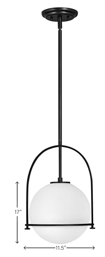 Somerset Small Adjustable Pendant Light (Black / Medium)