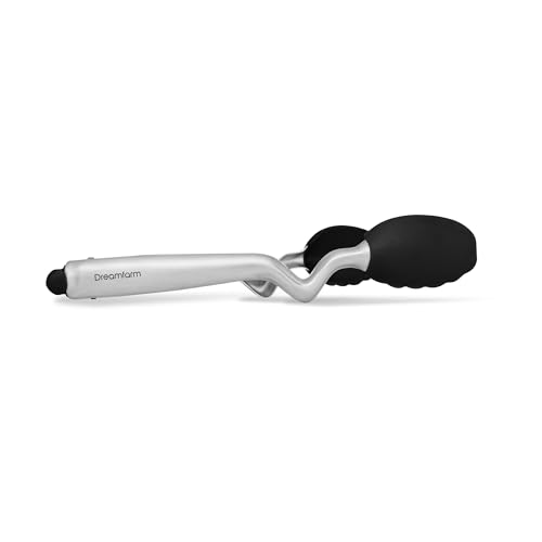 Clongs Grippy Silicone & Stainless Steel Kitchen Cooking Tongs with Click