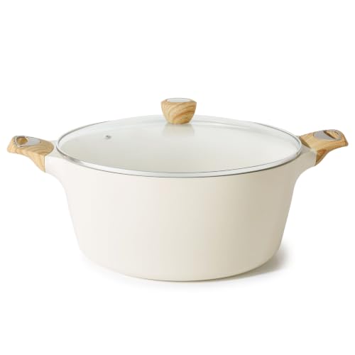 Ceramic Nonstick Pot (11 Quarts / Ceramic White)