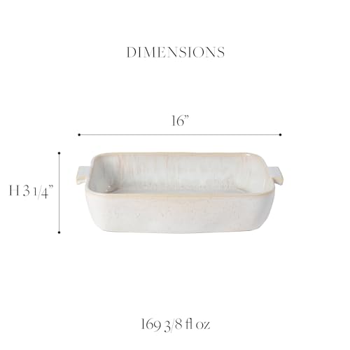 Ceramic 16" x 10.75" Rectangular Baker (Eivissa Sea Blue / 16" Rectangular)