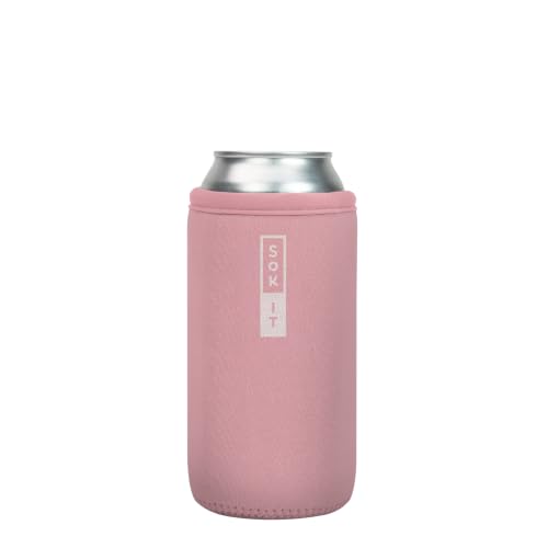 CanSok Sleeve for Beer & Soda Insulated Neoprene Cover (Millennial Pink / 16oz Can Sleeve)