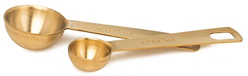Gold Measuring Cups & Measuring Spoons 10