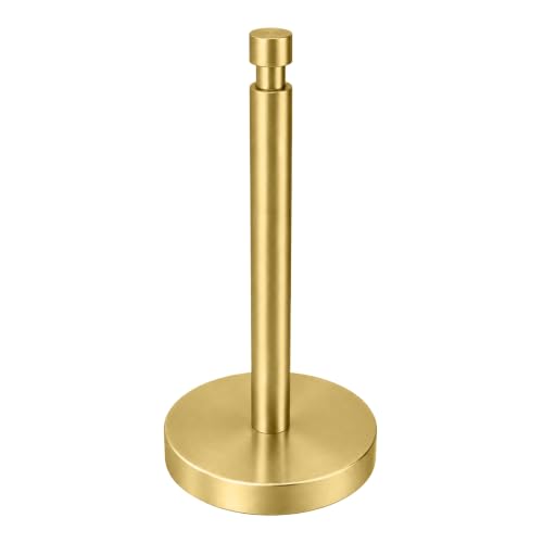 3.9lbs Heavy Duty Paper Towel Holder Countertop Weighted Base Gold