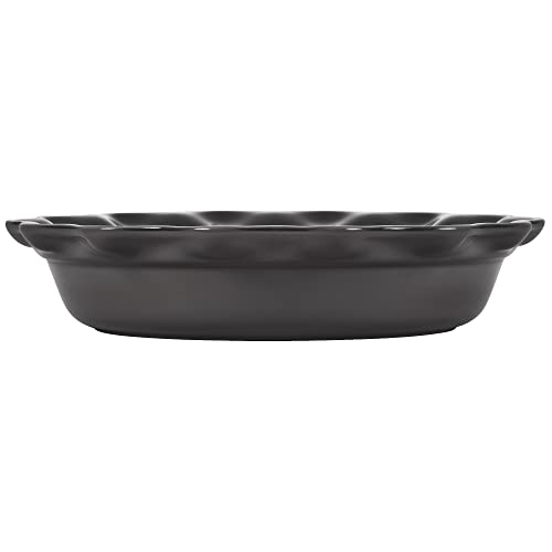 Stoneware Heritage Fluted Pie Dish (Oyster)
