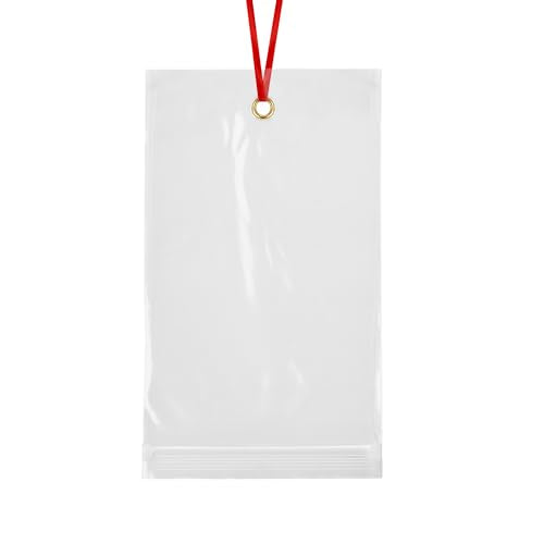 GPI 5" x 7" Reclosable Zip Bags with Bottom Hang (100 Count)