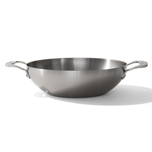 Cookware 10" Stainless Steel Kadai Pan