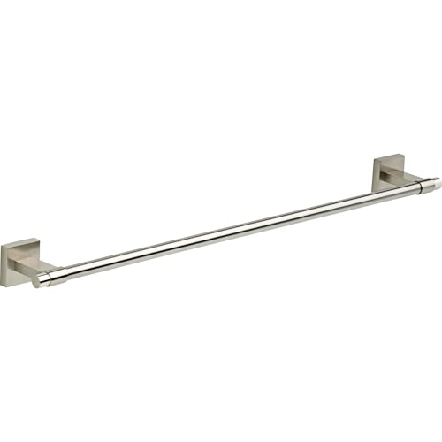 Maxted (1-Pack) 24" Towel Rack for Bathroom, Satin Nickel Towel Bar for Bathroom Wall Towel Holder Rod Wall Mounted Bathroom Accessories MAX24-SN (24 inch / Satin Nickel)