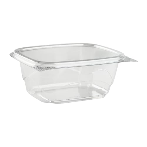 PET Hinged Deli Containers with Lids (200 Count)