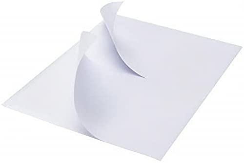 8.5" x 5.5" Half Sheet Self Adhesive Shipping Labels for Laser & Inkjet Printers (8-1/2"×5-1/2" (2-UP) / 500 Sheets)