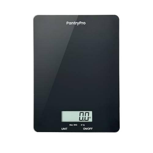 Glass Platform Digital Kitchen Scale (Glass - Black)