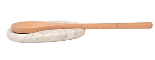 Marble Spoon Rest (White)