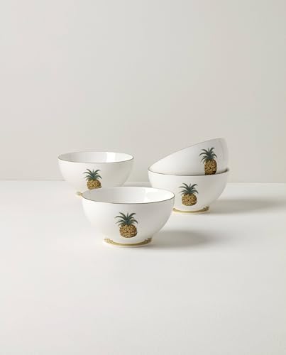 897300 British Colonial Bamboo Rice Bowls (Rice Bowls, Set of 4)