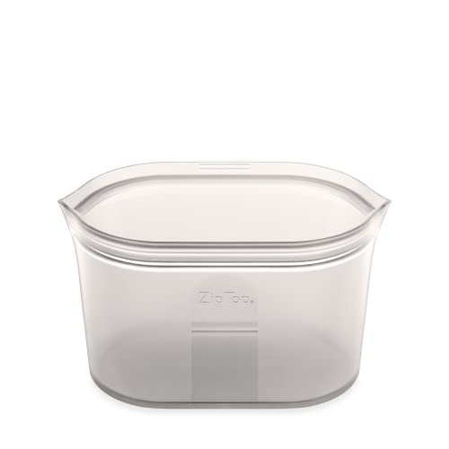 Reusable Food Storage Bags (Gray / Large Dish)