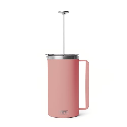 Rambler 64 oz. French Press Coffee Maker (64 Ounce / Sandstone Pink)