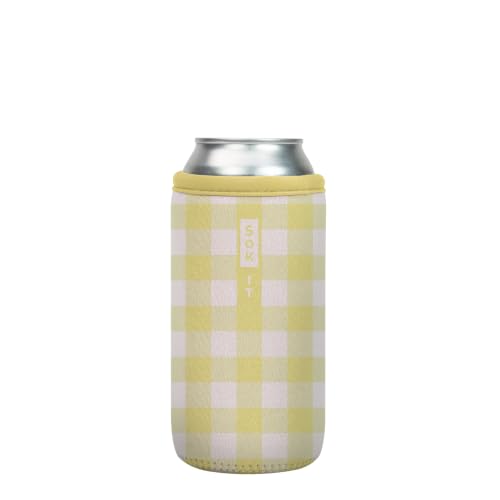 CanSok Sleeve for Beer & Soda Insulated Neoprene Cover (Smooth Like Butter / 16oz Can Sleeve)