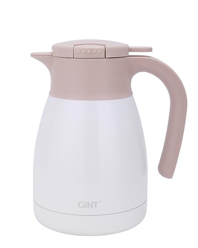 1L 34Oz Thermal Coffee Carafe (White / 34 Ounces)