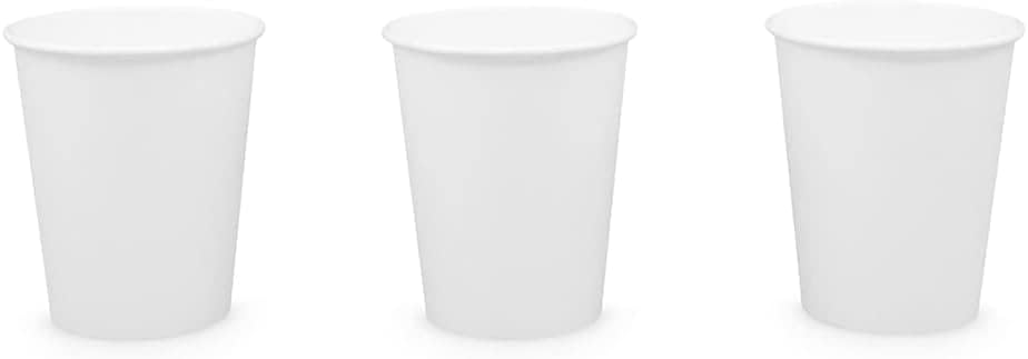 Paper Cups 8 oz 200 Pack for Coffee & Tea 8 oz Made in USA (8oz - 200 Count)
