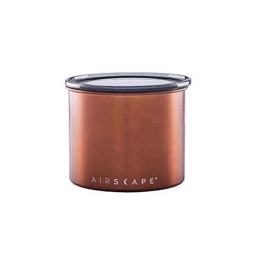 Airscape Stainless Steel Coffee Canister (Brushed Copper / Small)