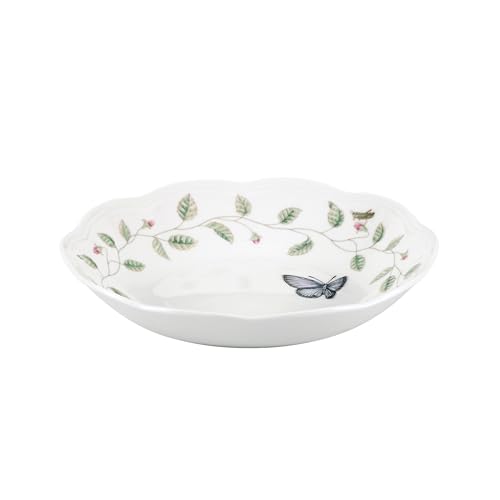 Butterfly Meadow Porcelain Pasta Bowl Set for 4 (Butterfly Meadow 4-Piece Pasta Bowl Set)