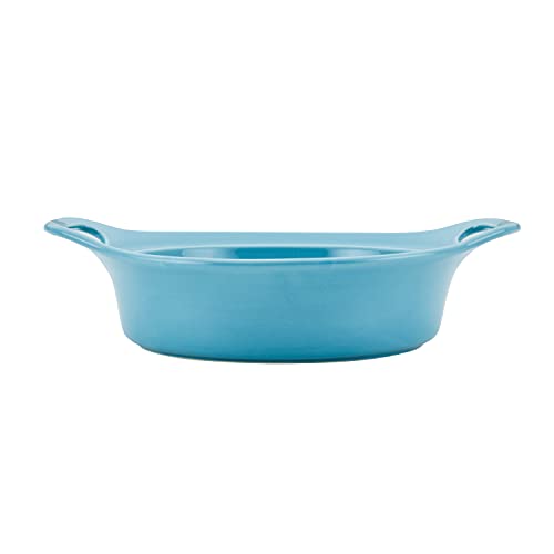 Solid Glaze Ceramics Casserole Bakeware (Agave Blue)