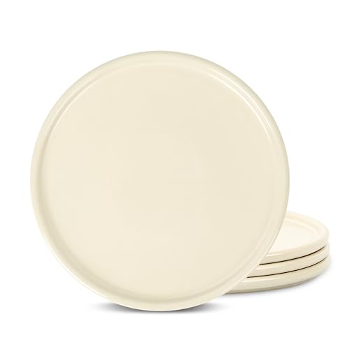 Eden 4 Piece Dinner Plate Set Stoneware (Beige / 4-Piece - Dinner Plate)