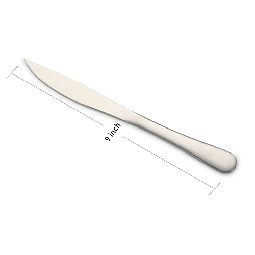 16 Piece Steak Knife and Dinner Fork Set for 8 (8.1-9.3Inches Steak Set 16P)