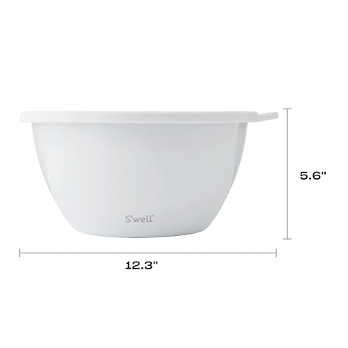 Stainless Steel Salad Bowl Kit XL 184oz (Angel Food / 184oz)