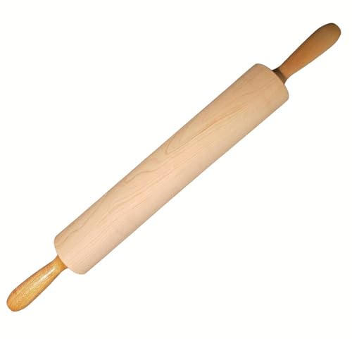 Rolling Pin 2.75 in x 15 in Barrel (2.75-inch by 15-inch / Natural)