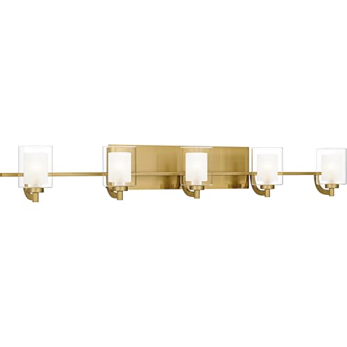 Kolt 42" LED Vanity Light (5-Light / Brushed Gold)