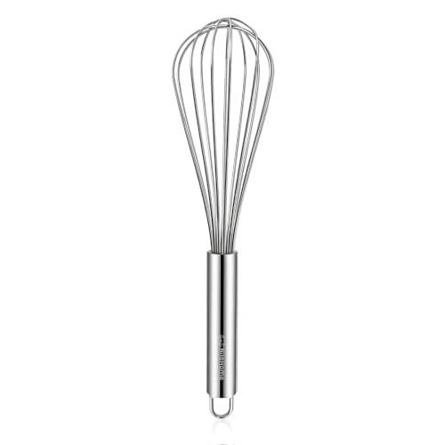 1 Pack Stainless Steel Whisk (Silver / 1 Piece)