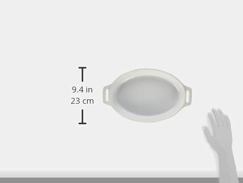 Ceramic Oval Baking Dish Set (2-piece / White)