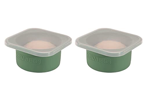 500ml Individual Dough Storage Vessels with Airtight Lid (Green)