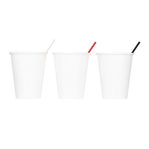 8 oz Paper Coffee Cup [1 (8 OZ / White)