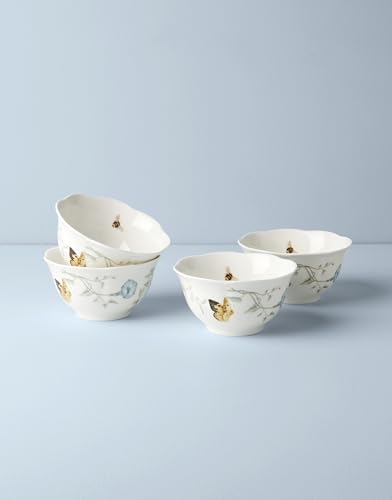 Butterfly Meadow Porcelain 4 (Rice Bowls, Set of 4)