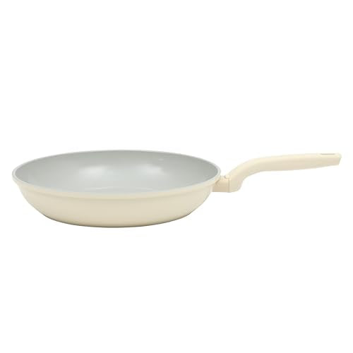 Barnsdall Large 12 Inch Aluminum Fry Pan Cookware Non (12 Inches / Linen)