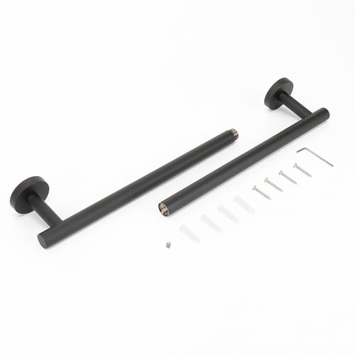 Bath Towel Bar (Matte Black / 24 Inch)