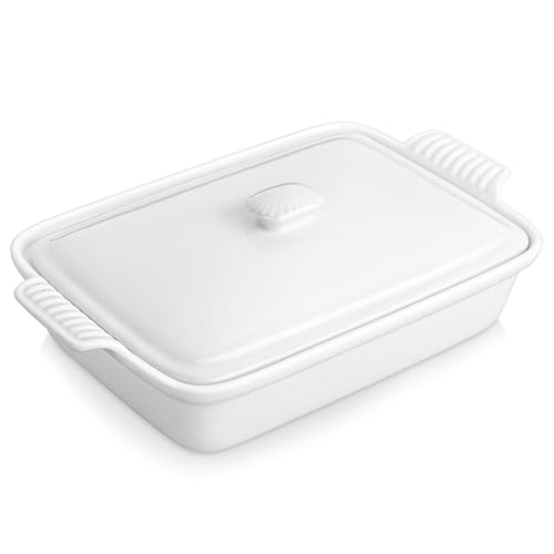 3.4 Qt Baking Dish with Lid (3.4 QT - White)