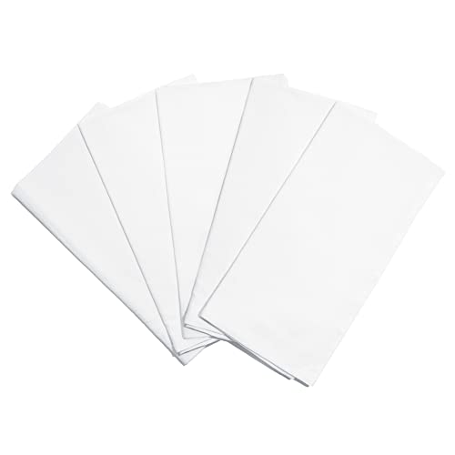 Organic Cotton Tea Towels for Embroidery (White)