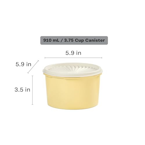 Heritage 8 Piece Pastel Canister Set (4 Small Canister Set - Heritage Multicolor)