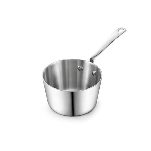 Multi ply Clad 0.39 QT Stainless Steel Butter Warmer (0.4 Quarts)